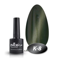 Гель лак Nice кошачий глаз К - 08
